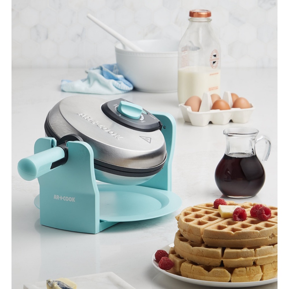 COPY - NEW IN BOX - Art & Cook’s Rotating Waffle Maker! Great Color!!!!